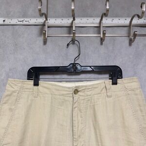 VTG J Crew Pants Men 36X30 Relaxed Straight Linen Cotton Coastal Casual Academia